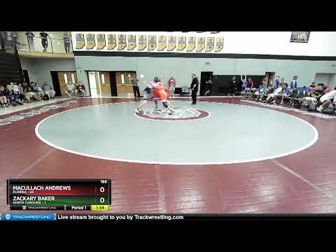 165 Lbs Round 1 (16 Team) - Macullach Andrews, Florida Vs Zackary Baker, North Carolina Ce0e