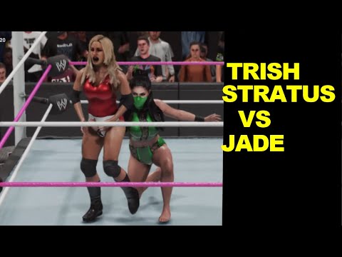 WWE 2K19 Trish Stratus vs Jade Extreme Rules Knockout Match