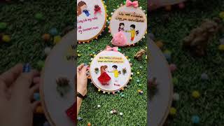 best embroidered hoops gift for rakshabandhan