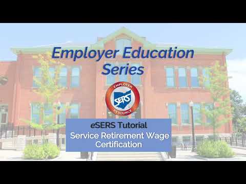 Service Retirement Wage Certification