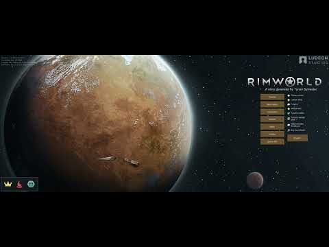 10 hours of RimWorld Background Music - Core Vanilla Logo