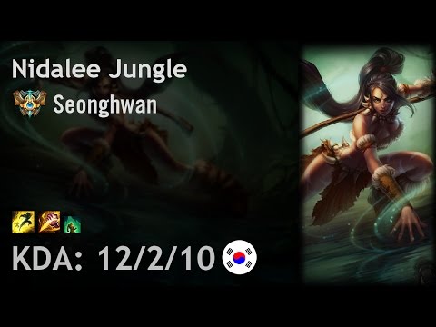 Nidalee Jungle vs Lee Sin - Seonghwan - KR Challenger Patch 6.20