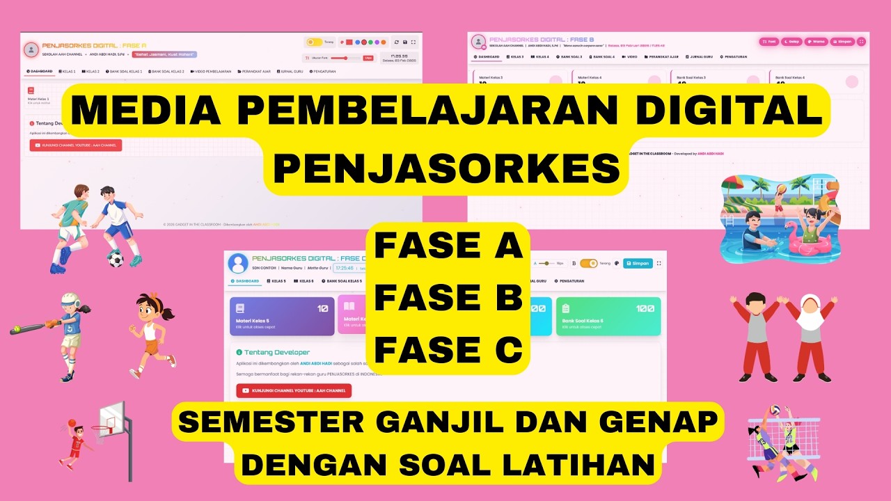 [SHARE] MEDIA PEMBELAJARAN DIGITAL PENJASORKES FASE A B C