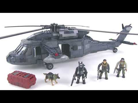 Mega Bloks UH 60 Blackhawk Call of Duty: Ghosts Tactical Helicopter review 20140625