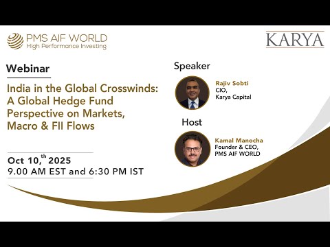 India in the Global Crosswinds: A Global Hedge Fund Perspective on Markets, Macro & FII Flow