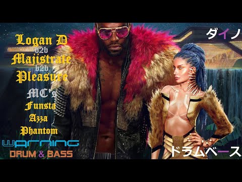 DJ's Logan D b2b Majistrate b2b Pleasure & MC's Funsta,Azza,Phantom - Warningドラムベース