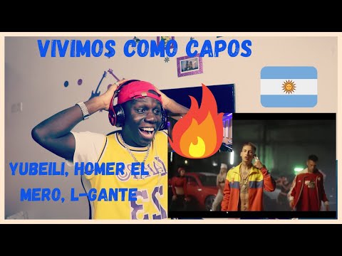 (Reaccion) Yubeili, Homer El Mero Mero, L-Gante - Vivimos Como Capos Official Video!!