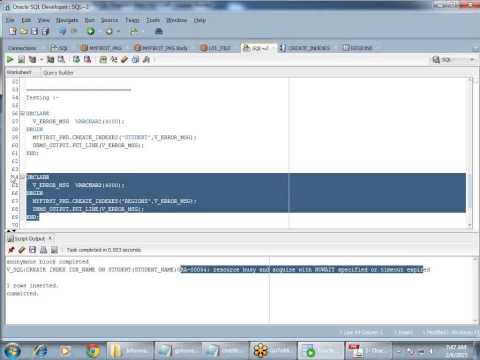 Plsql Packages Dynamic Sql