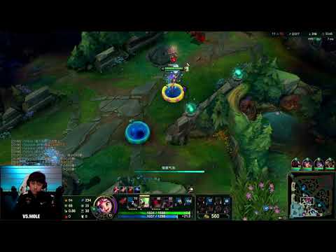 [Mole Zoe POV vs knight Nocturne] LPL Spring 2021 - V5 vs TOP Esports - Game 1