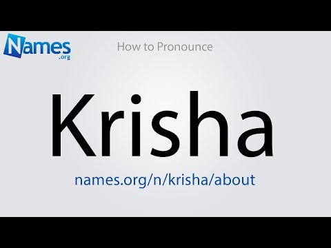 How to Pronounce Krisha
