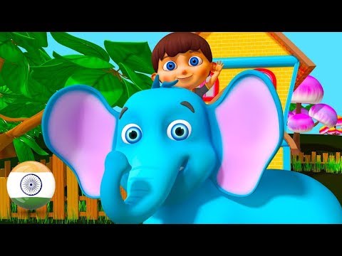 Hathi Raja | Hindi Balgeet | Nursery Rhymes in Hindi by Little Treehouse