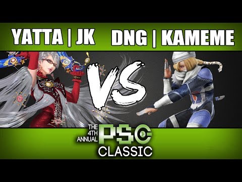 Yatta | JK (Bayonetta) vs DNG | Kameme (Sheik) - Wii U Winners Round 2 PSG Classic 4