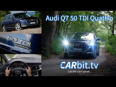 Audi Q7 50 TDI Quattro S-Line 2021 | Sound | 0-100 | 0-200 | 250 km/h | Review | Test | POV