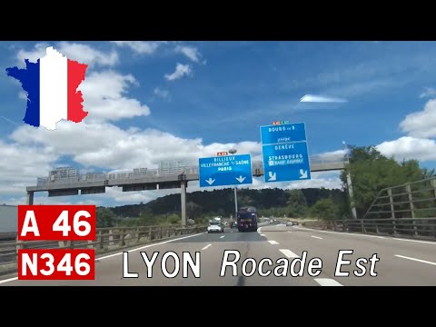 France (F): A46 • N346 Lyon Rocade Est (ft. VET)