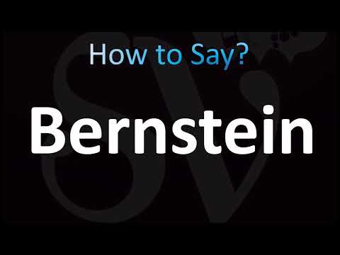 How to Pronounce Bernstein (CORRECTLY!)