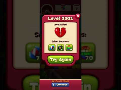 Toon Blast Level 3501 - No Boosts - 2 Stars - FANs (new)