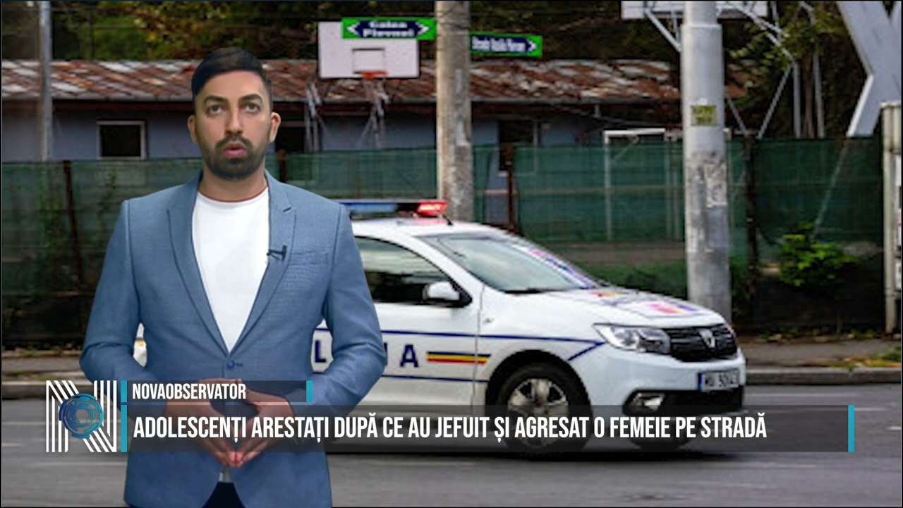 Adolescenți arestați după ce au jefuit și agresat o femeie pe stradă