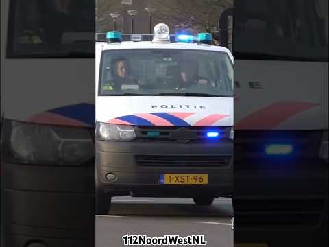 Politie Purmerend met Spoed onderweg naar een melding #police #einsatz #emergency #policeofficer