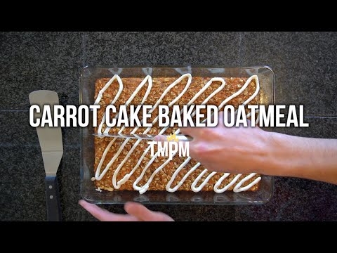 Carrot Cake Baked Oatmeal