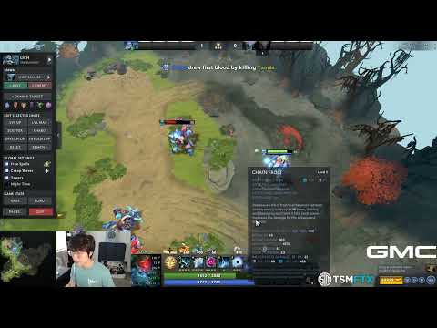 Dubu tests Lich ulti into Spirit breaker shard interaction