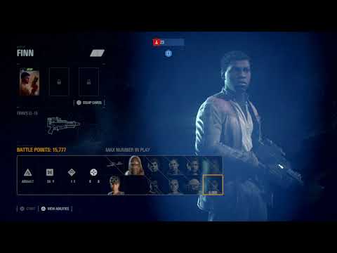 STAR WARS™ Battlefront™ II Crait and Finn gameplay