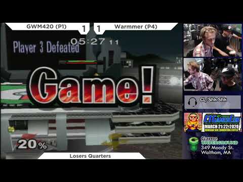 Mass Madness 29 SSBM - GWM420 (Falco, Fox) vs. Warmmer (Default Falco) - Melee LQF