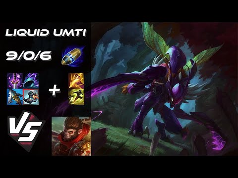 Team Liquid UmTi JUNGLE Kha'Zix vs Wukong - NA Challenger Patch 25.S2.1