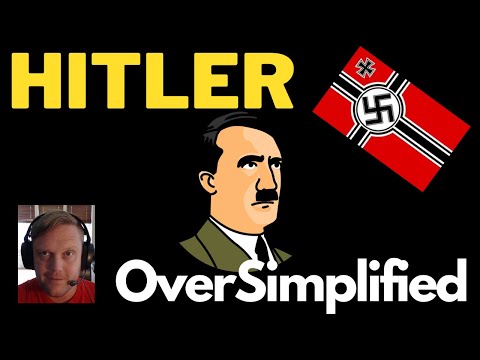 Recky reacts to: Hitler - OverSimplified (Part1&2)
