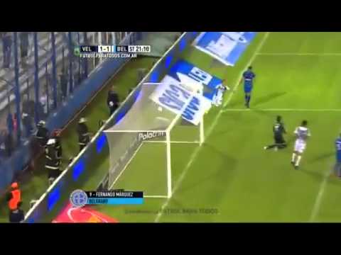 Vélez Sarsfield 1 - Belgrano 2. Primera División 2015. Fecha 6.