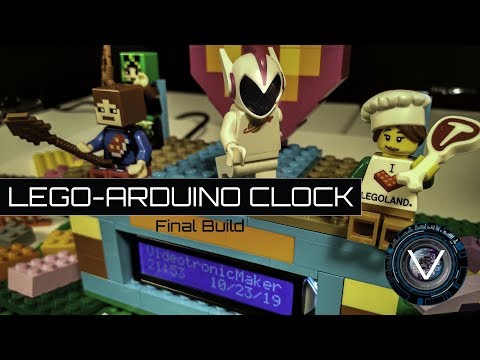Arduino, Lego Clock-My First Build