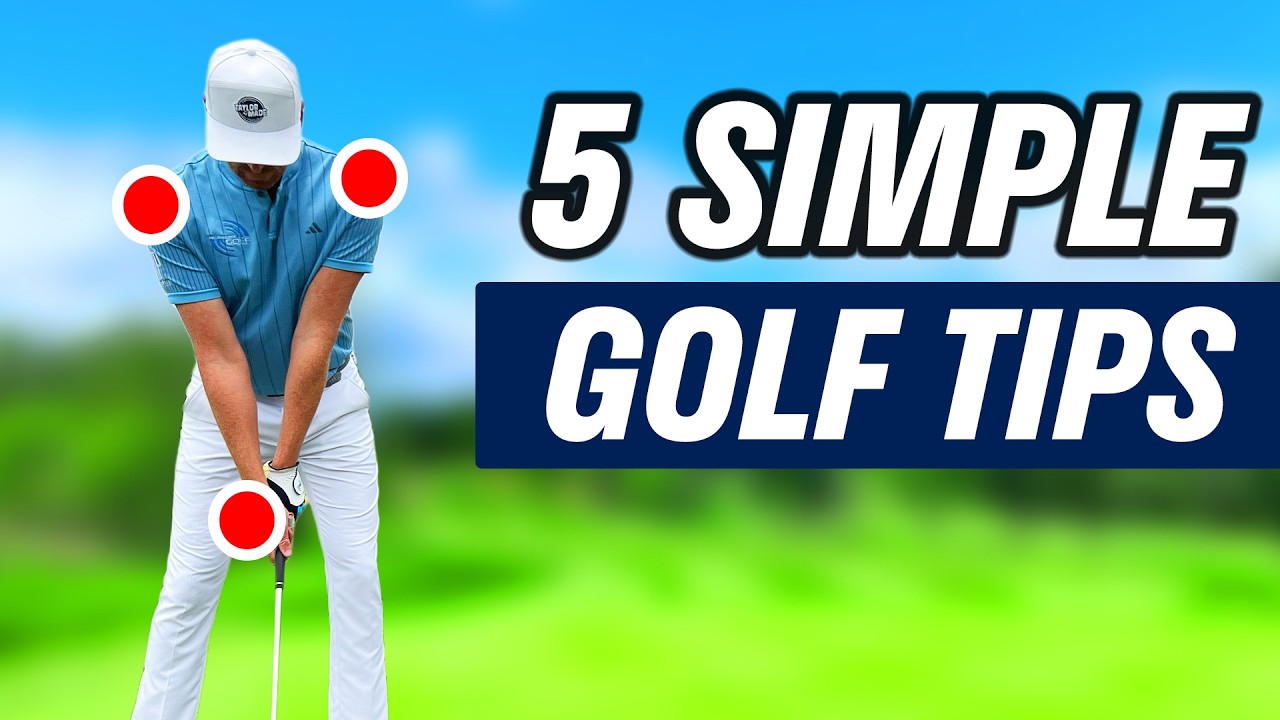 HOW TO PLAY GOLF - Top 5 BEGINNER Golf Tips