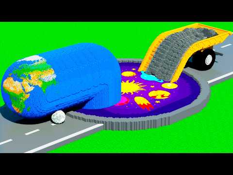 LONG CARS vs PLANETS PORTAL #3 in Teardown