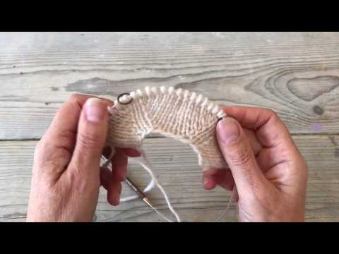 Udtagning mod højre og venstre i ret fra retsiden - M1R and M1L increases on the knit side