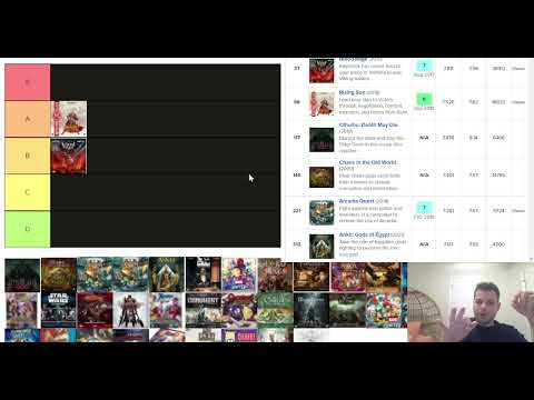 Eric M. Lang's BEST Board Games! | Tier List