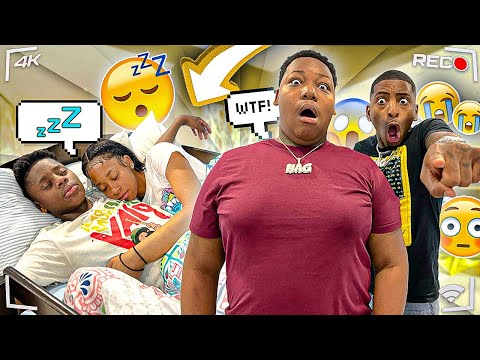 WE CAUGHT TYSON SLEEP IN THE ROOM!