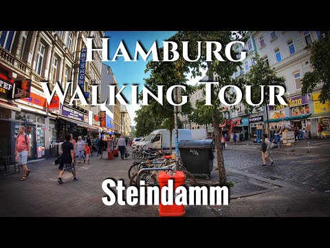 Steindamm 4K 60 UHD - Hamburg Walking Tour