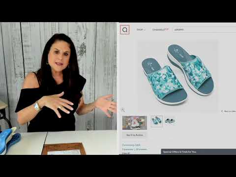 CLOUDSTEPPERS by Clarks Jersey Slide Sandals - Arla Nora on QVC