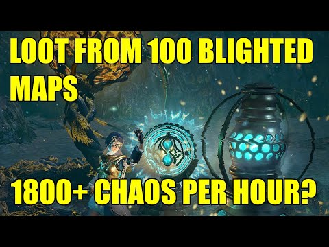 [Path of Exile 3.14]LOOT FROM 100 BLIGHT MAPS IN ULTIMATUM, EVEN BETTER THAN HEIST!
