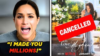 Meghan Markle SNAPS After Netflix PULLS THE PLUG on Her Cooking Show!