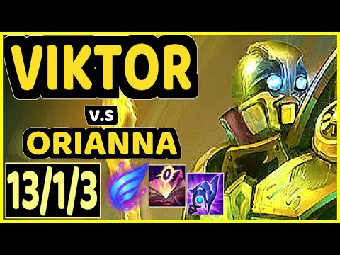 SERIN (VIKTOR) vs ORIANNA - 13/1/3 KDA MID GAMEPLAY - EUW Ranked GRANDMASTER