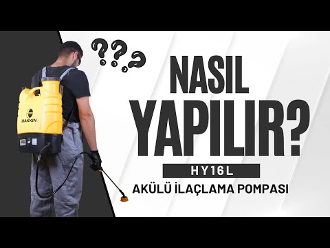 DAKKIN HY16L Akülü İlaçlama Pompası İnceleme