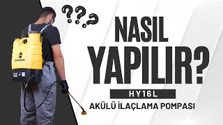 DAKKIN HY16L Akülü İlaçlama Pompasını inceliyoruz!
