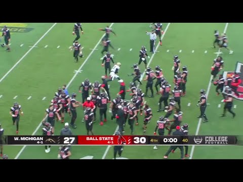 CRAZY Ending To The Western Michigan Vs. Ball State Game