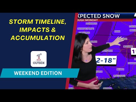 Weekend Edition: Major Snowstorm Moves in Sunday, Lasts through Monday