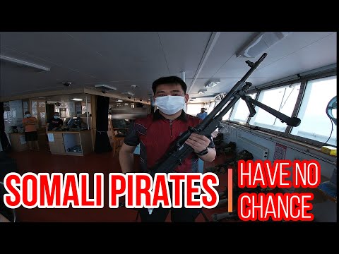 SOMALI PIRATES WON'T HAVE A CHANCE - SHIP WITH ENOUGH FIREPOWER - MESSING WITH THE WRONG SHIP