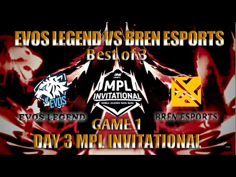 EVOS vs BREN MPLI GAME 1 | EVOS LEGENDS VS BREN ESPORTS MPL INVITATIONAL 2022