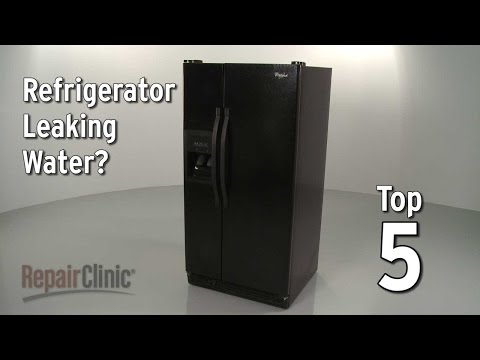 Refrigerator Leaking Water — Refrigerator Troubleshooting