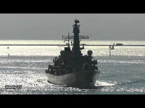 HMS MONTROSE F236 ENTERS DEVONPORT NAVAL BASE AT MOUNT WISE - 28th September 2018