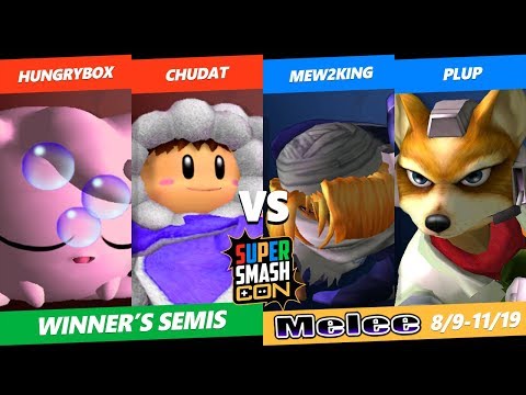 SSC 2019 SSBM Teams -  Hungrybox & Chudat VS  Mew2king & Plup - Smash Melee Winner's Semifinals