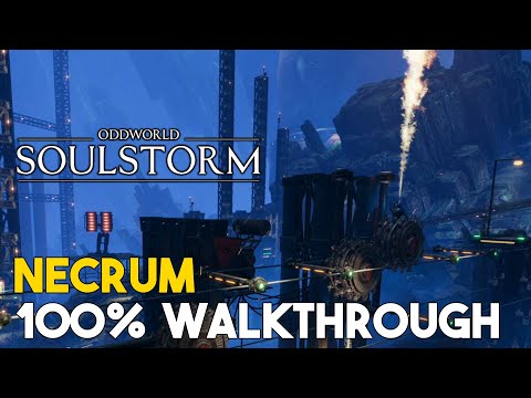 Oddworld Soulstorm Necrum 100% Walkthrough (All Mudokon, Royal Jelly & Secret Areas)